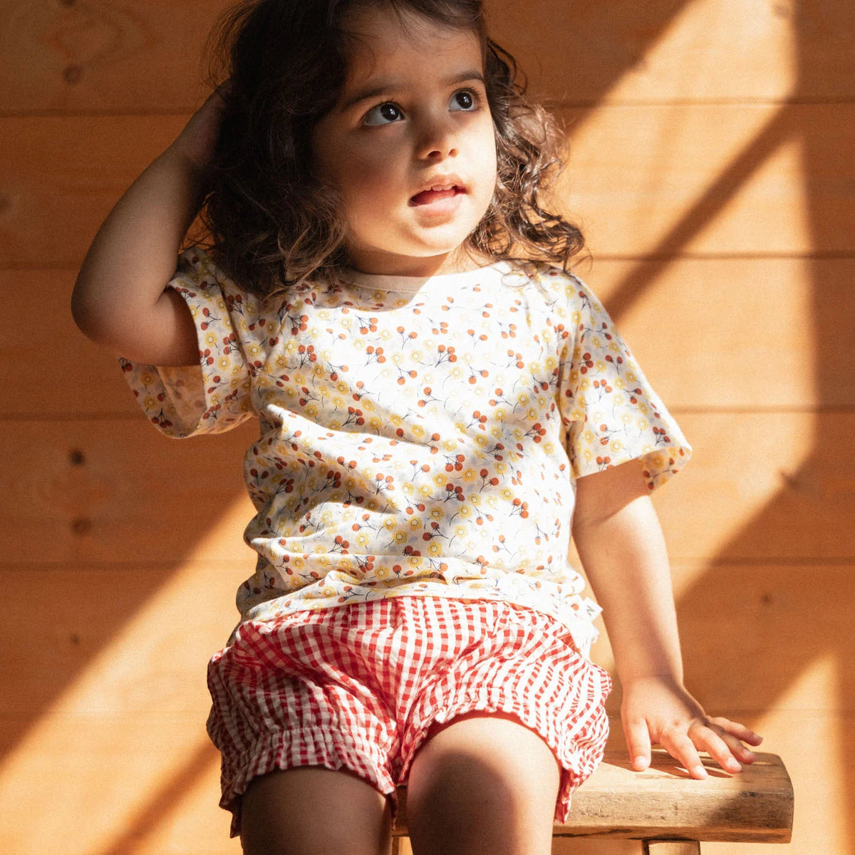 Nature Baby - Betty Shorts - Red Gingham