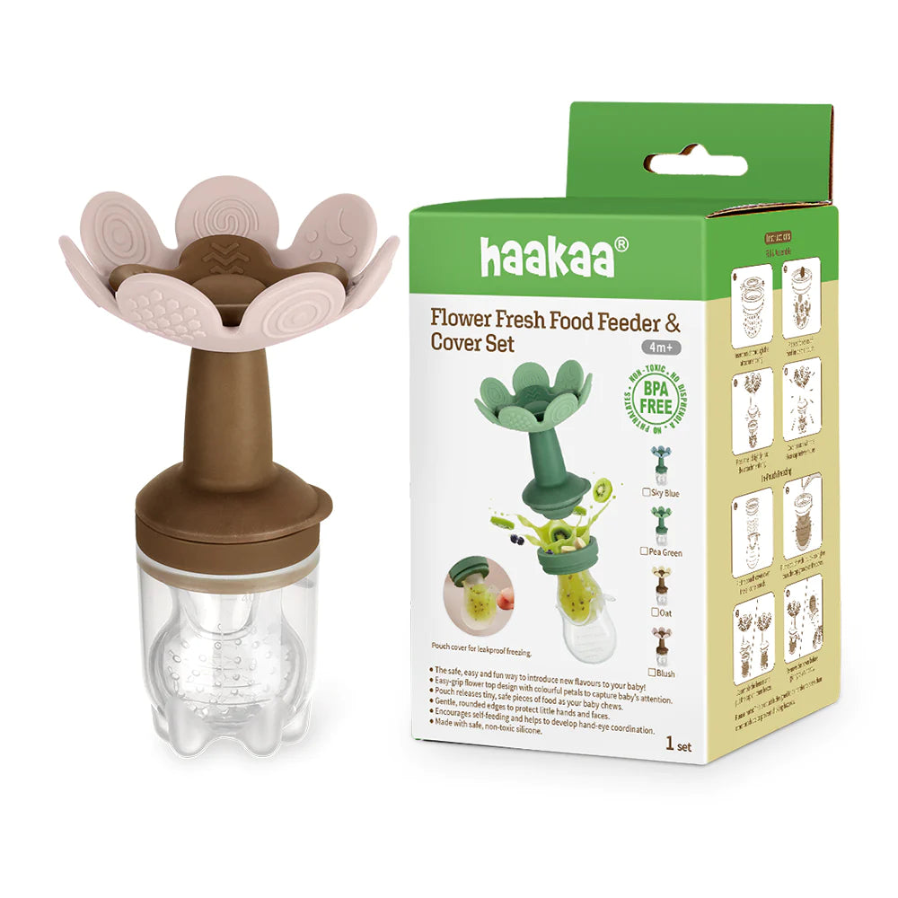 Haakaa - Flower Fresh Food Teether + Cover