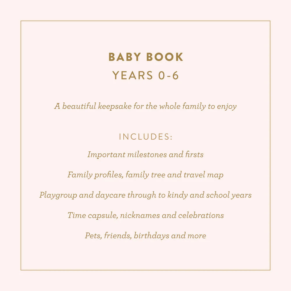 Fox & Fallow - Baby Book - Broderie