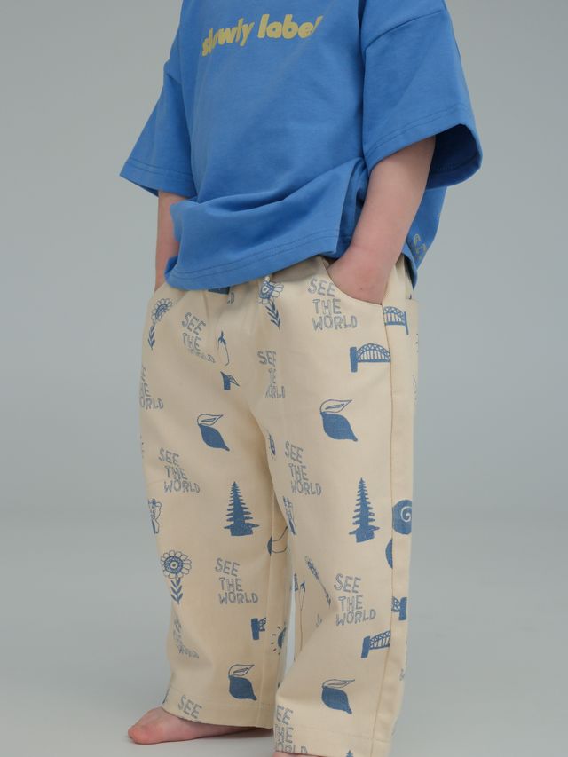 Slowly Label - Soll Pant - See The World