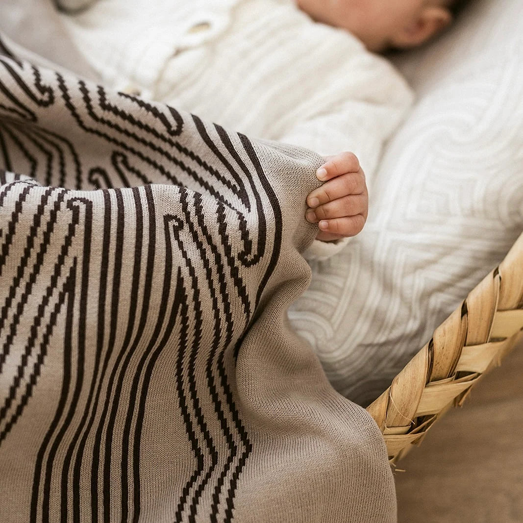 Bo & Ko - Rerenga Pēpi Blanket - Parauri