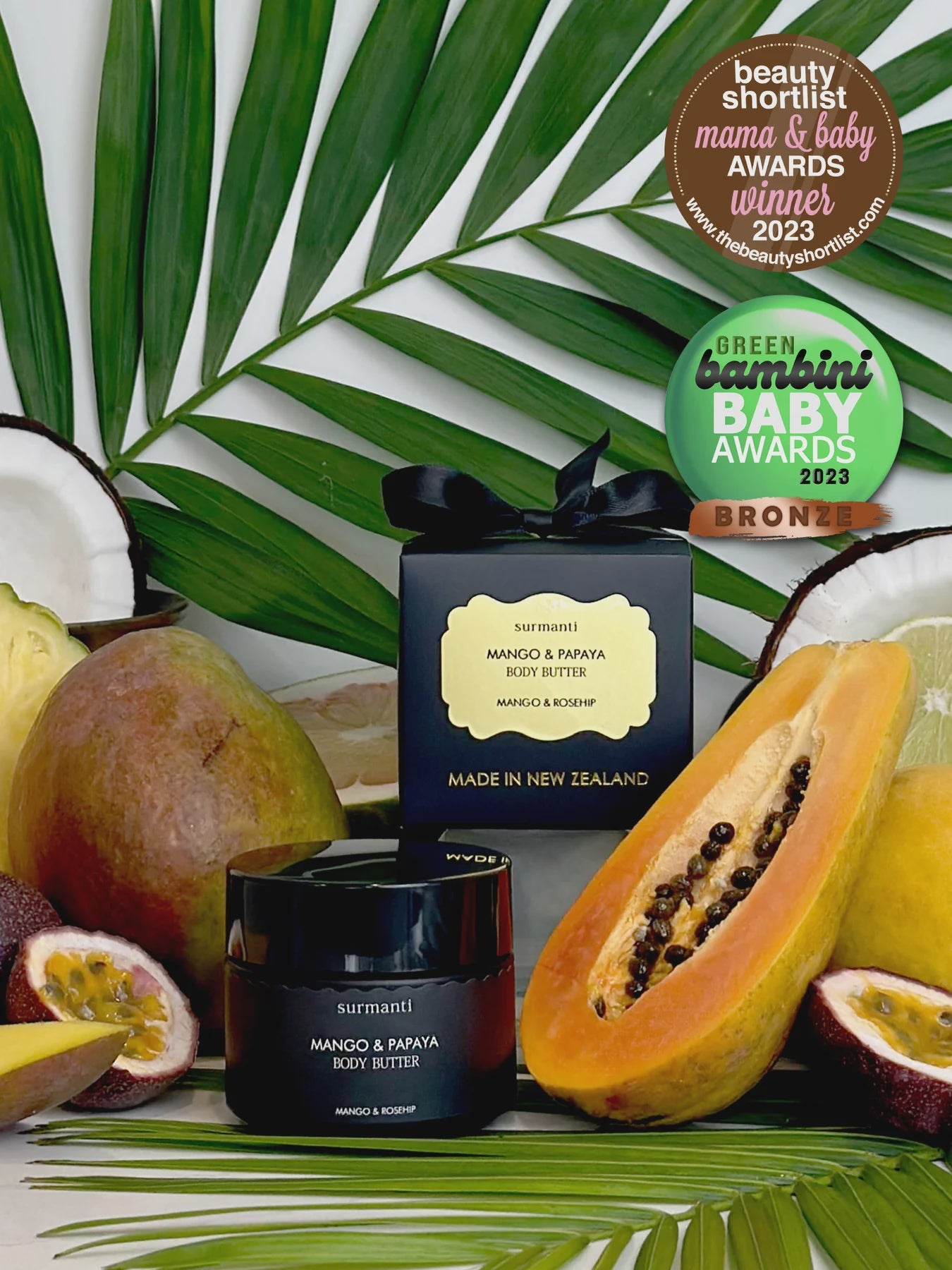 Surmanti - Body Butter - Mango Papaya + Coconut