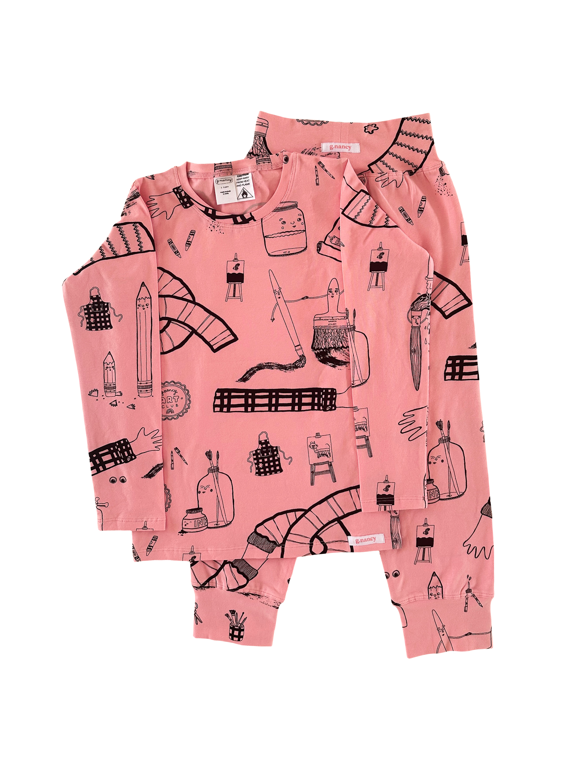 G.Nancy - Bubblegum | I am an Artist Long PJ Set