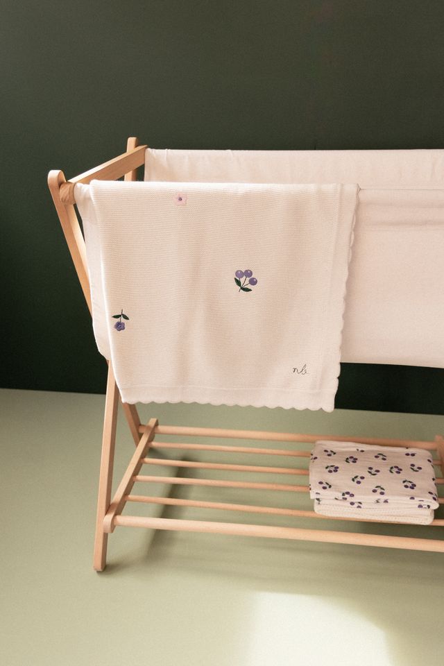 Nature Baby - Fern Blanket - Berry Garden