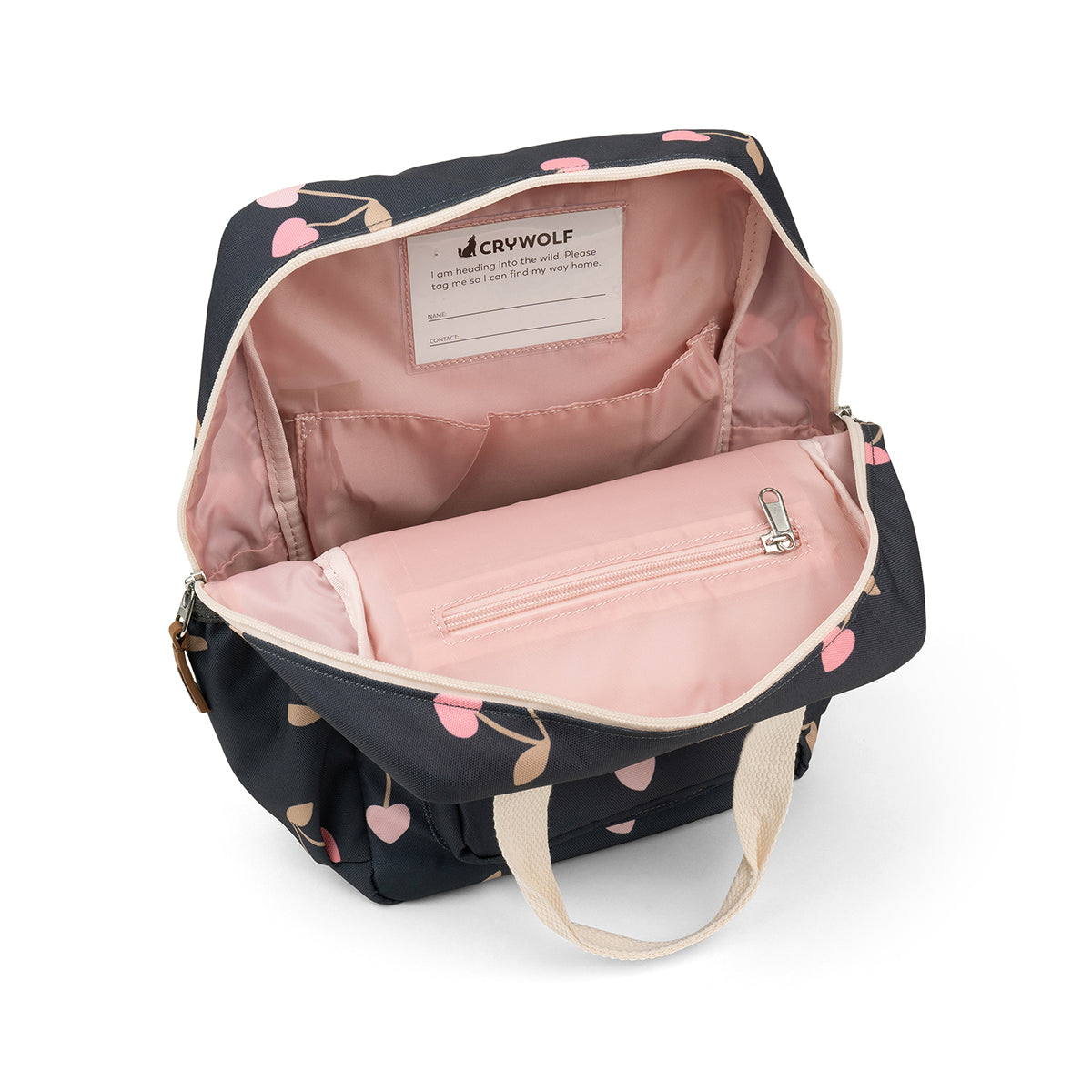 Crywolf - Mini Backpack - Cherry Hearts