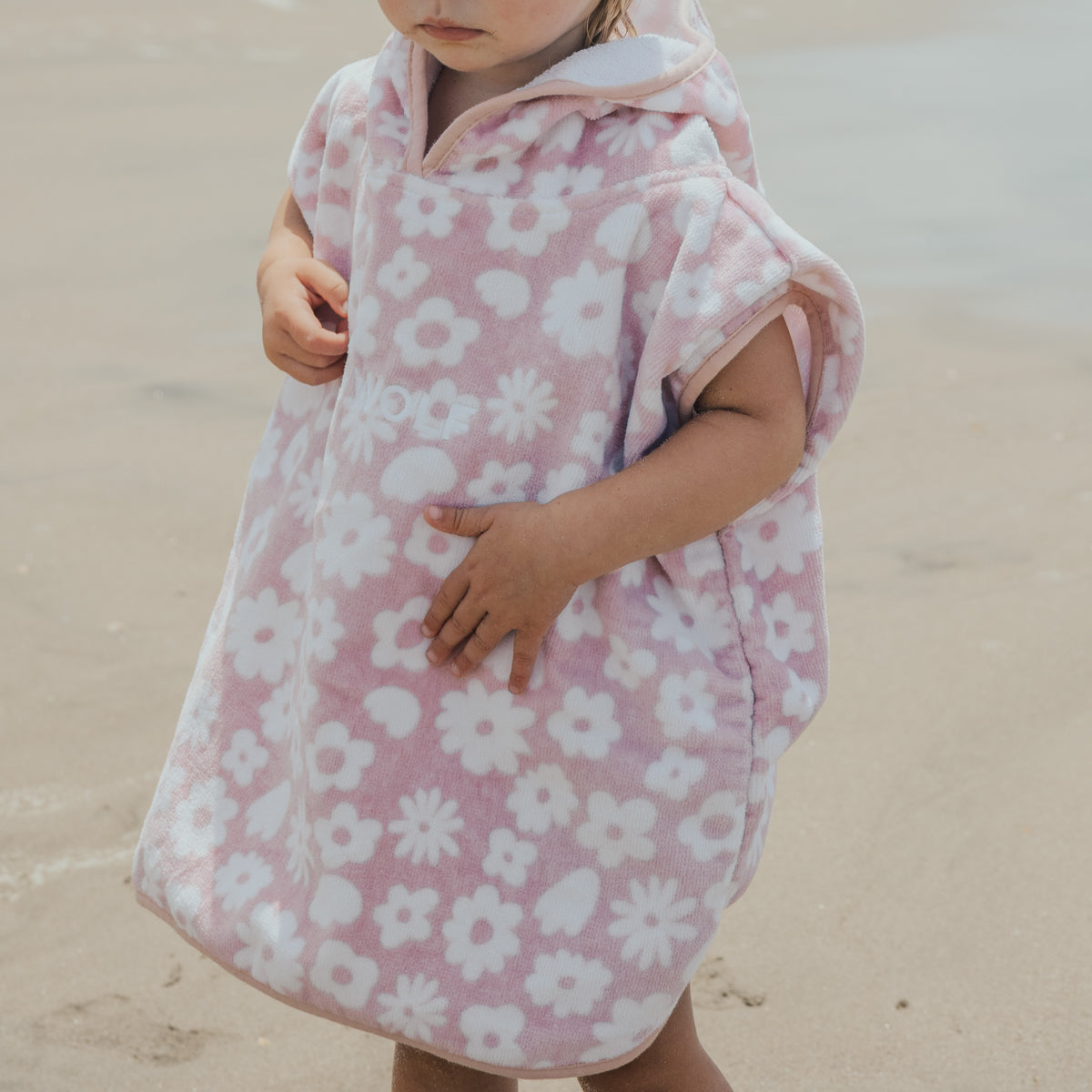 Crywolf - Baby Hooded Towel - Blush Floral