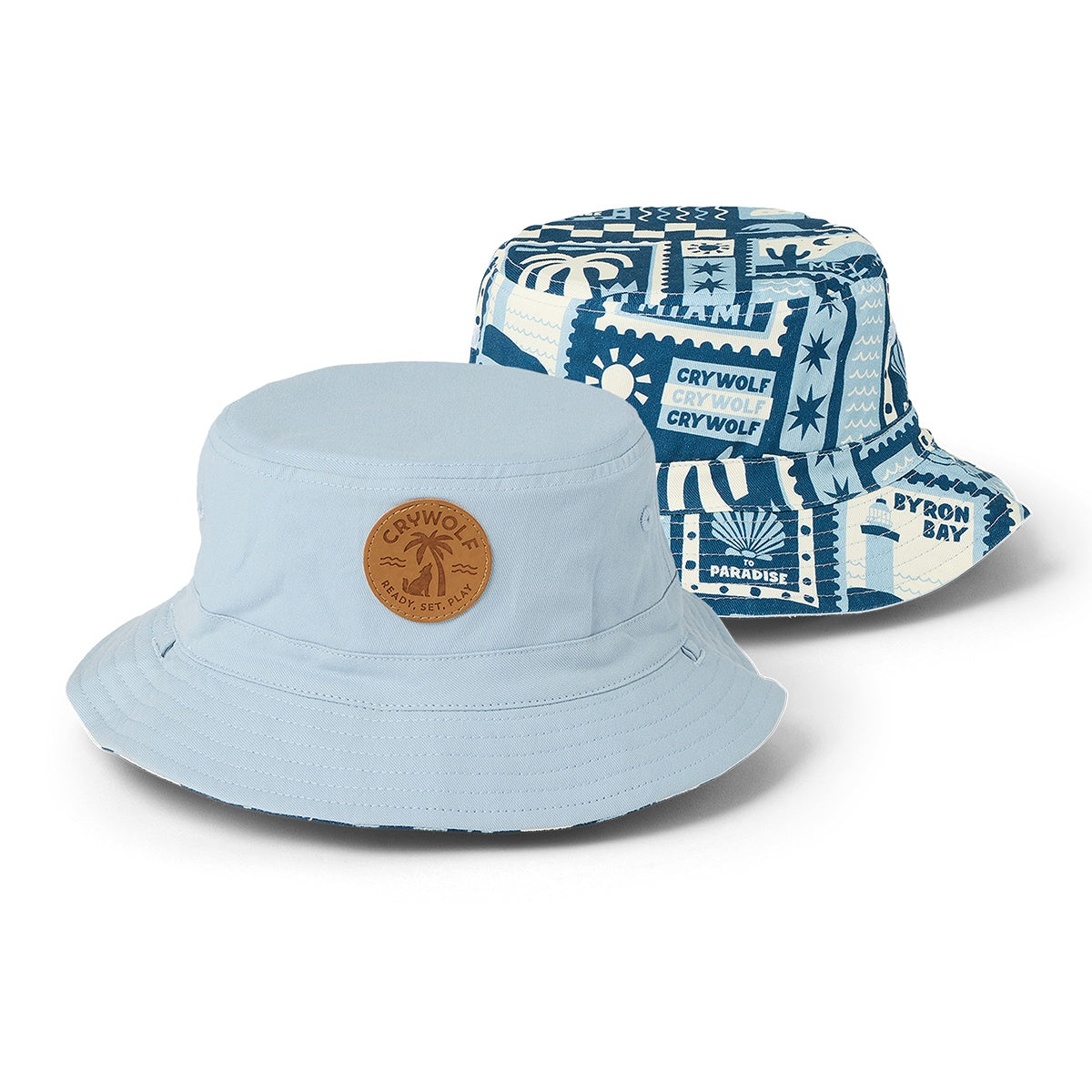 Crywolf - Reversible Bucket Hat - Postcards