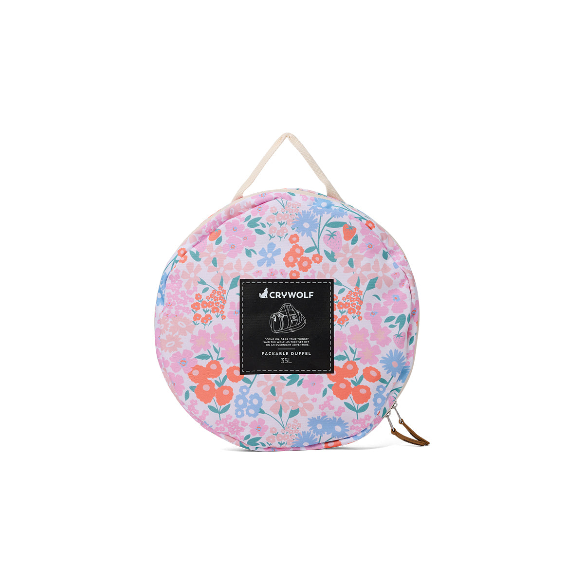 Crywolf - Packable Duffel Bag - Berry Garden