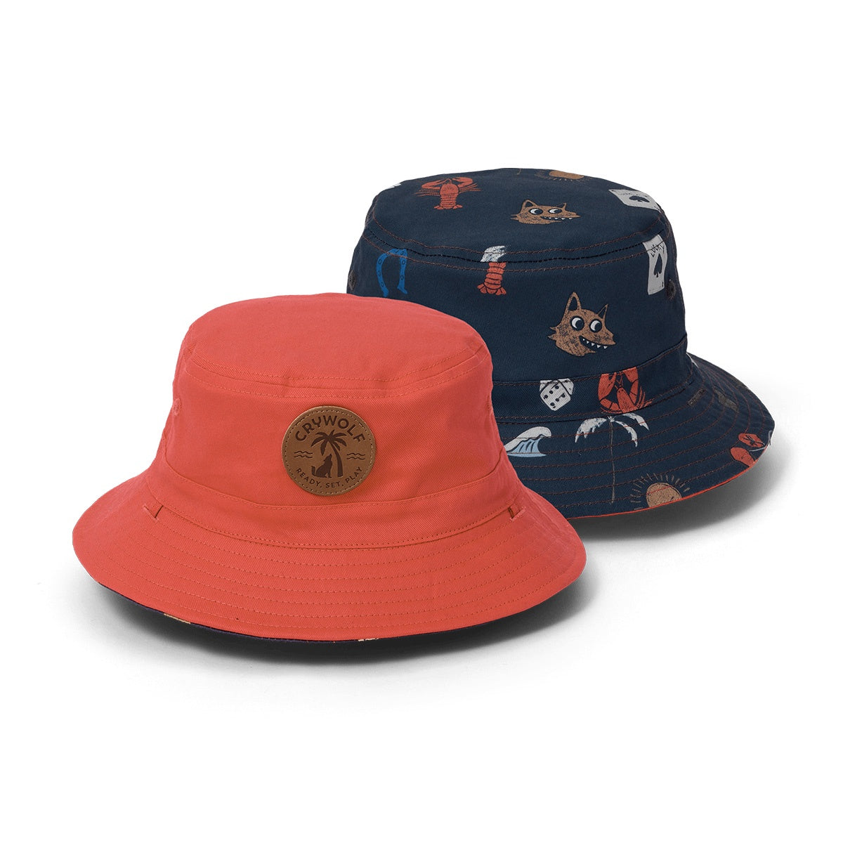 Crywolf - Reversible Bucket Hat - Lucky Days