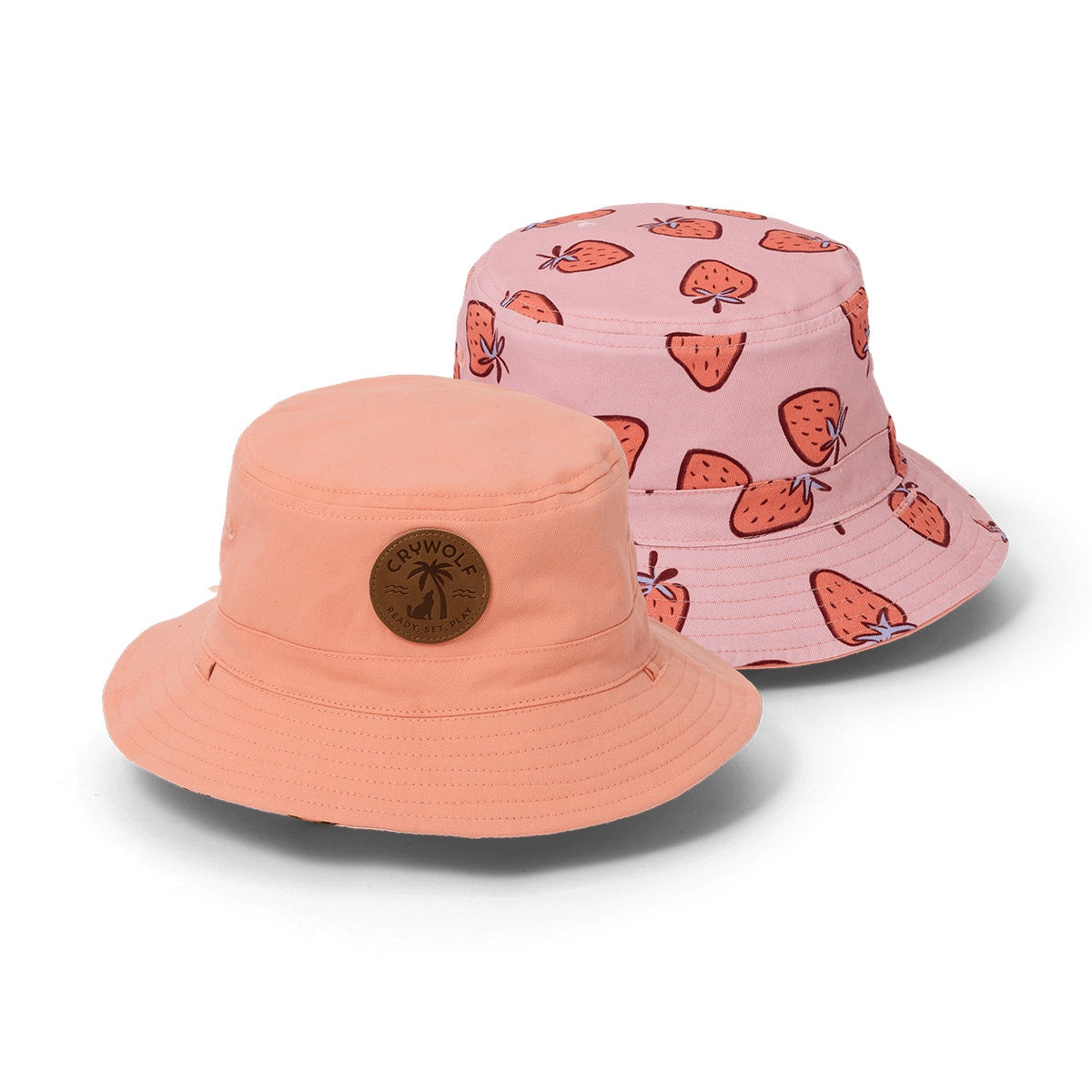 Crywolf - Reversible Bucket Hat - Strawberry Splash