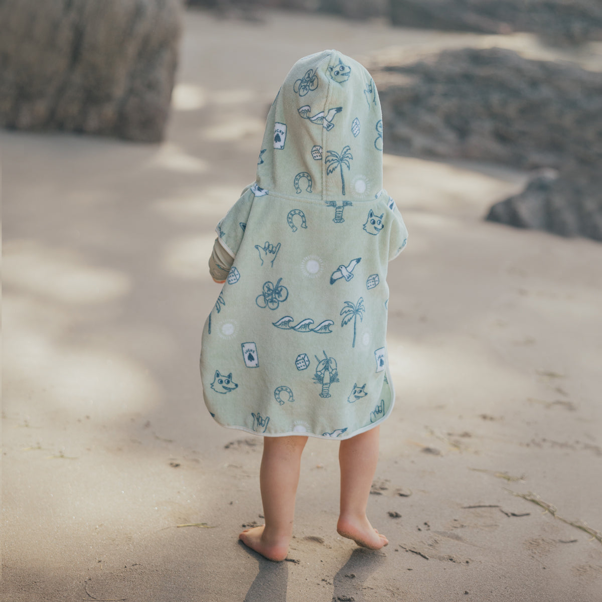 Crywolf - Baby Hooded Towel - Lucky Days