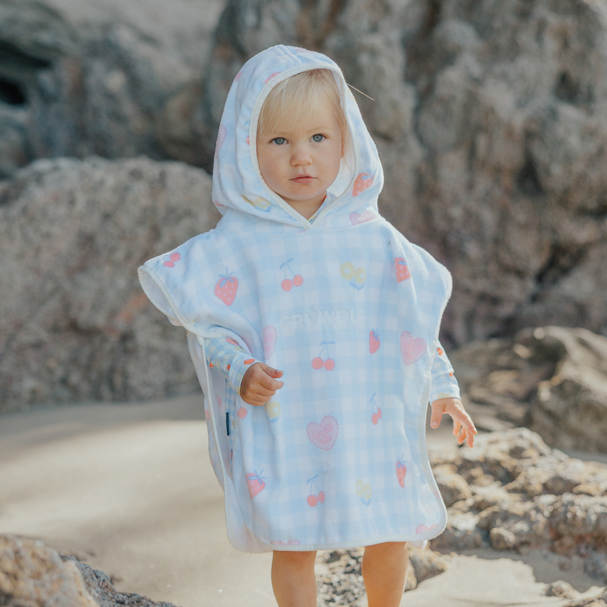 Crywolf - Baby Hooded Towel - Lucky Picnic