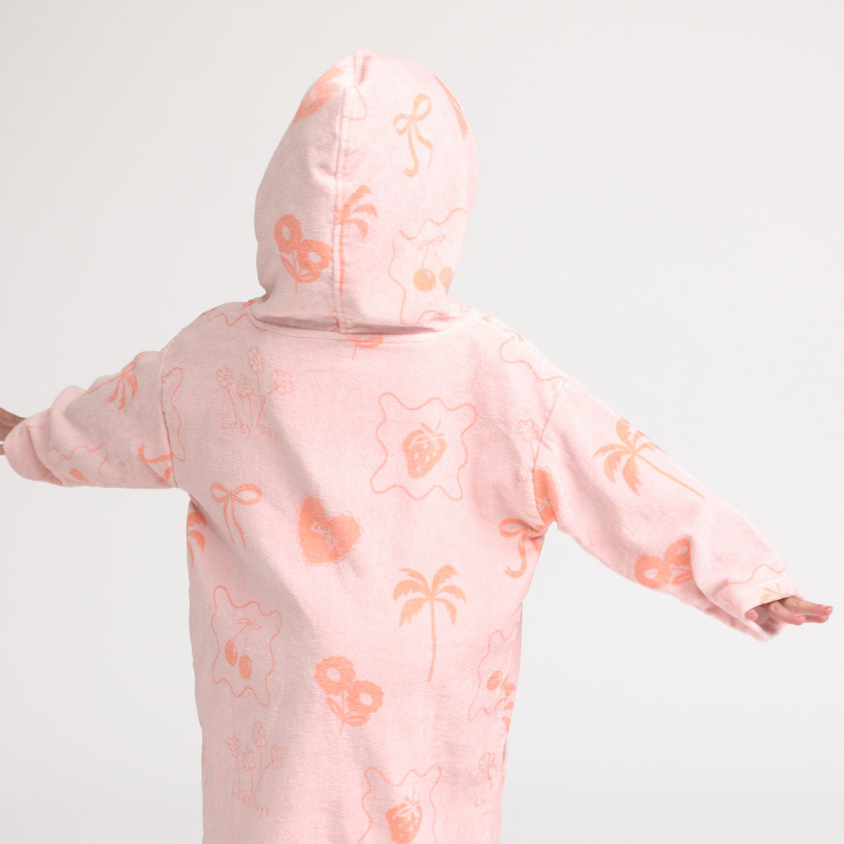 Crywolf - Everywhere Zip-Up Towel - Pink