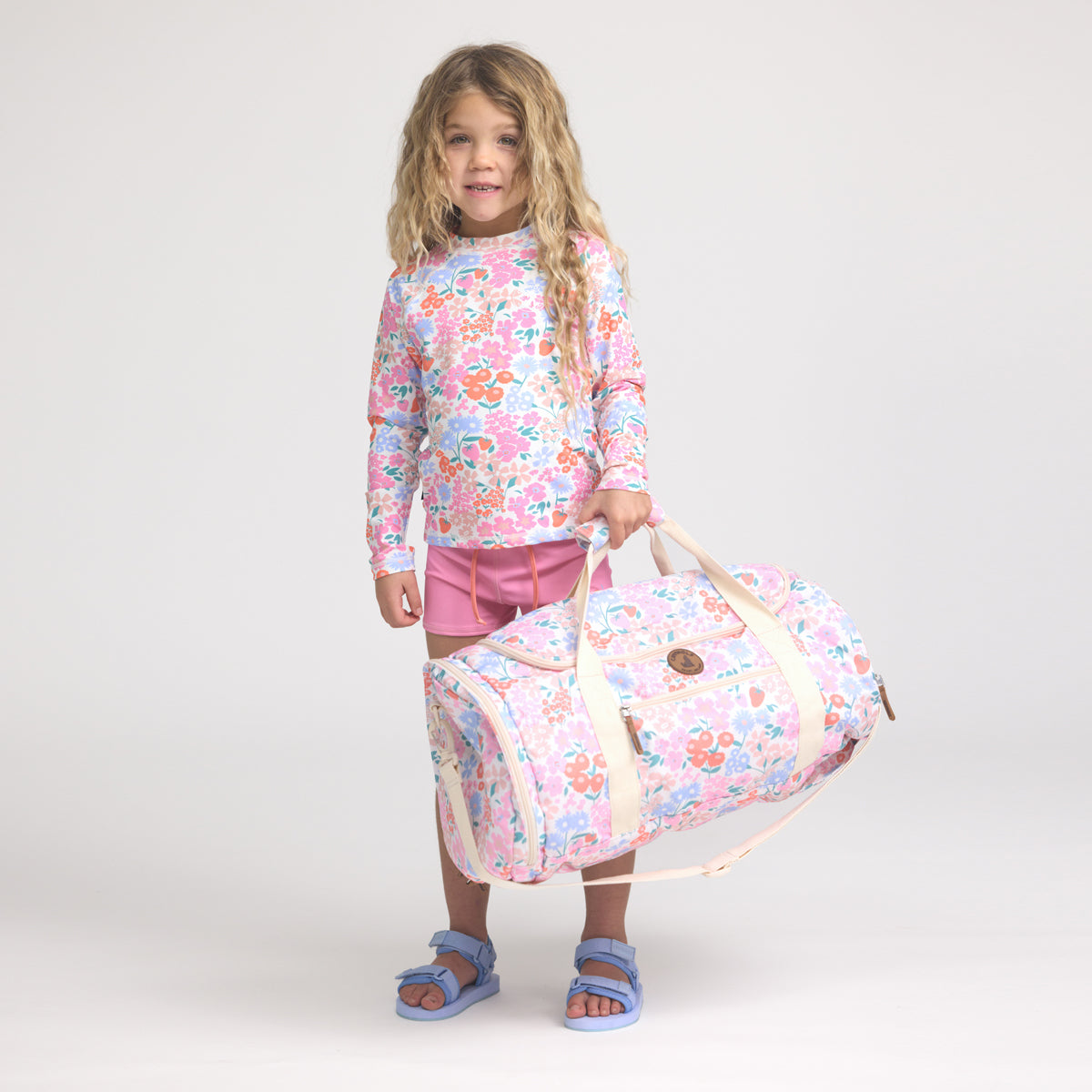 Crywolf - Packable Duffel Bag - Berry Garden