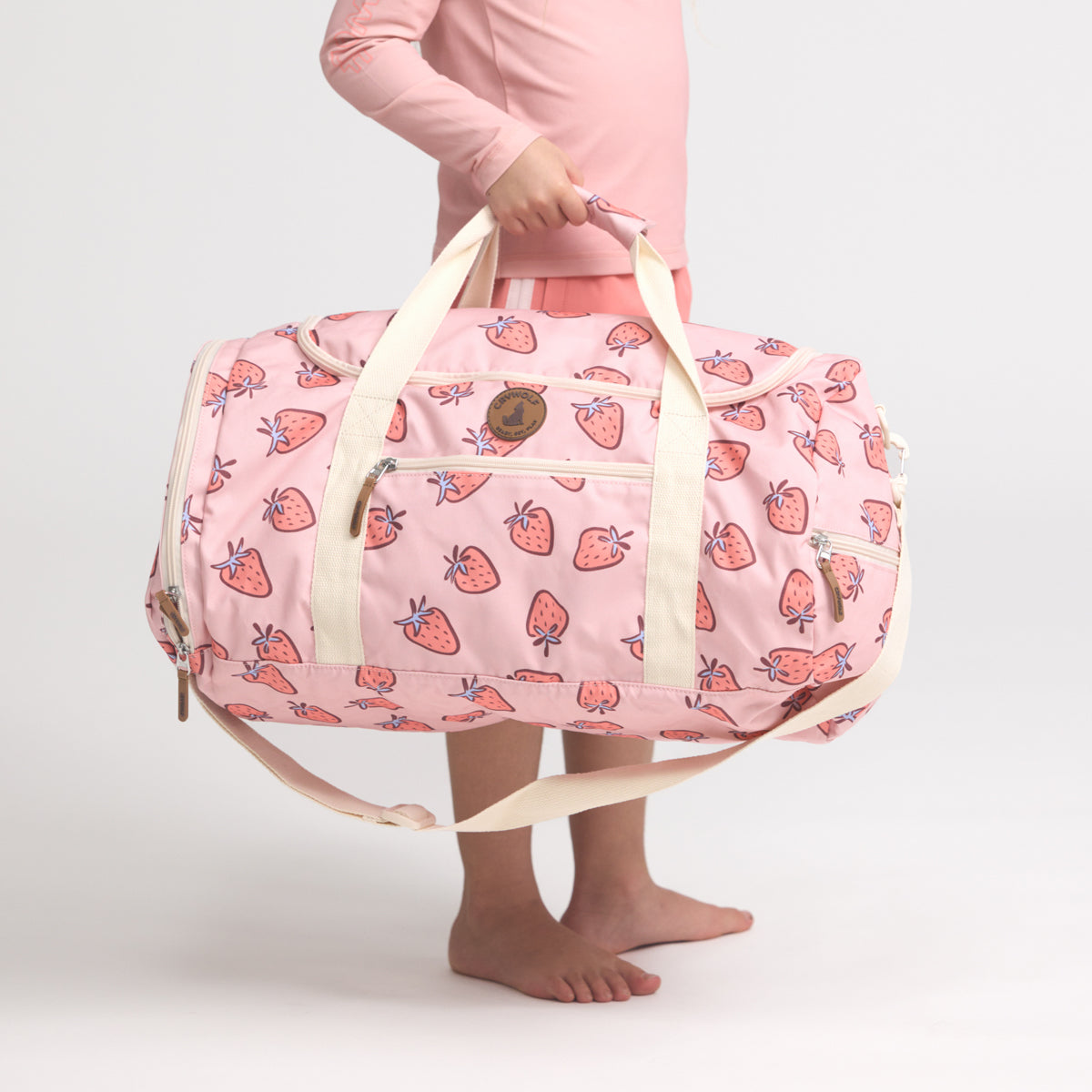 Crywolf - Packable Duffel Bag - Strawberry Splash