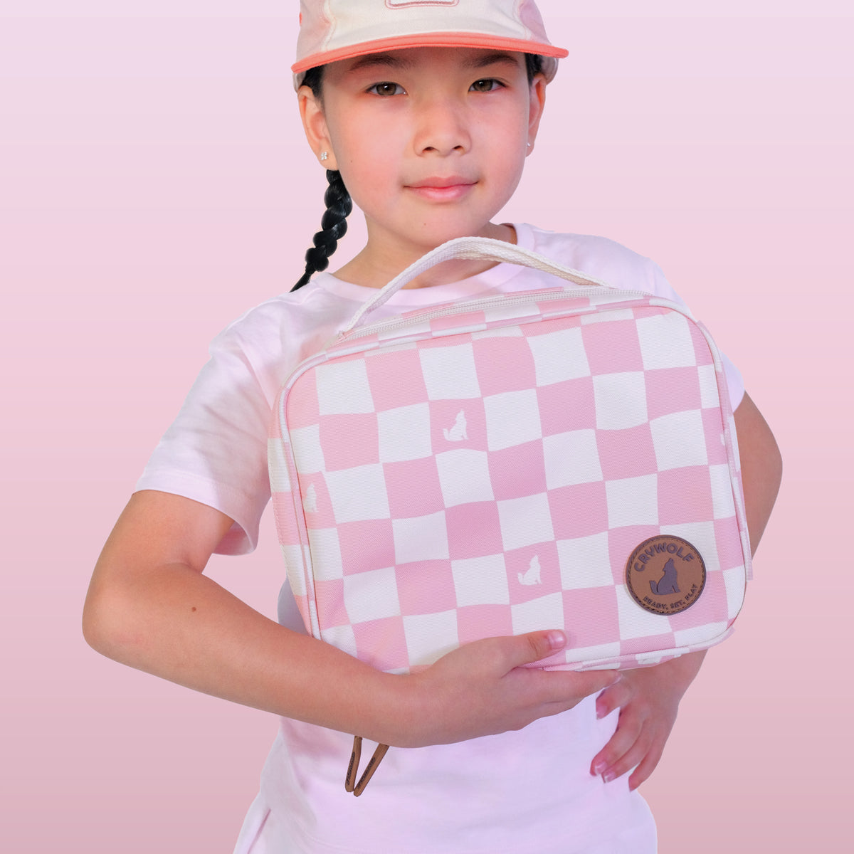 Crywolf - Everyday Lunch Bag - Pink Check