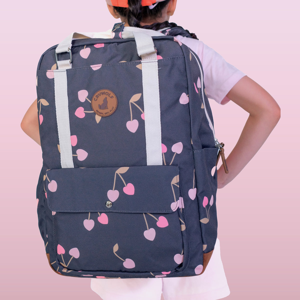 Crywolf - Knapsack - Cherry Hearts