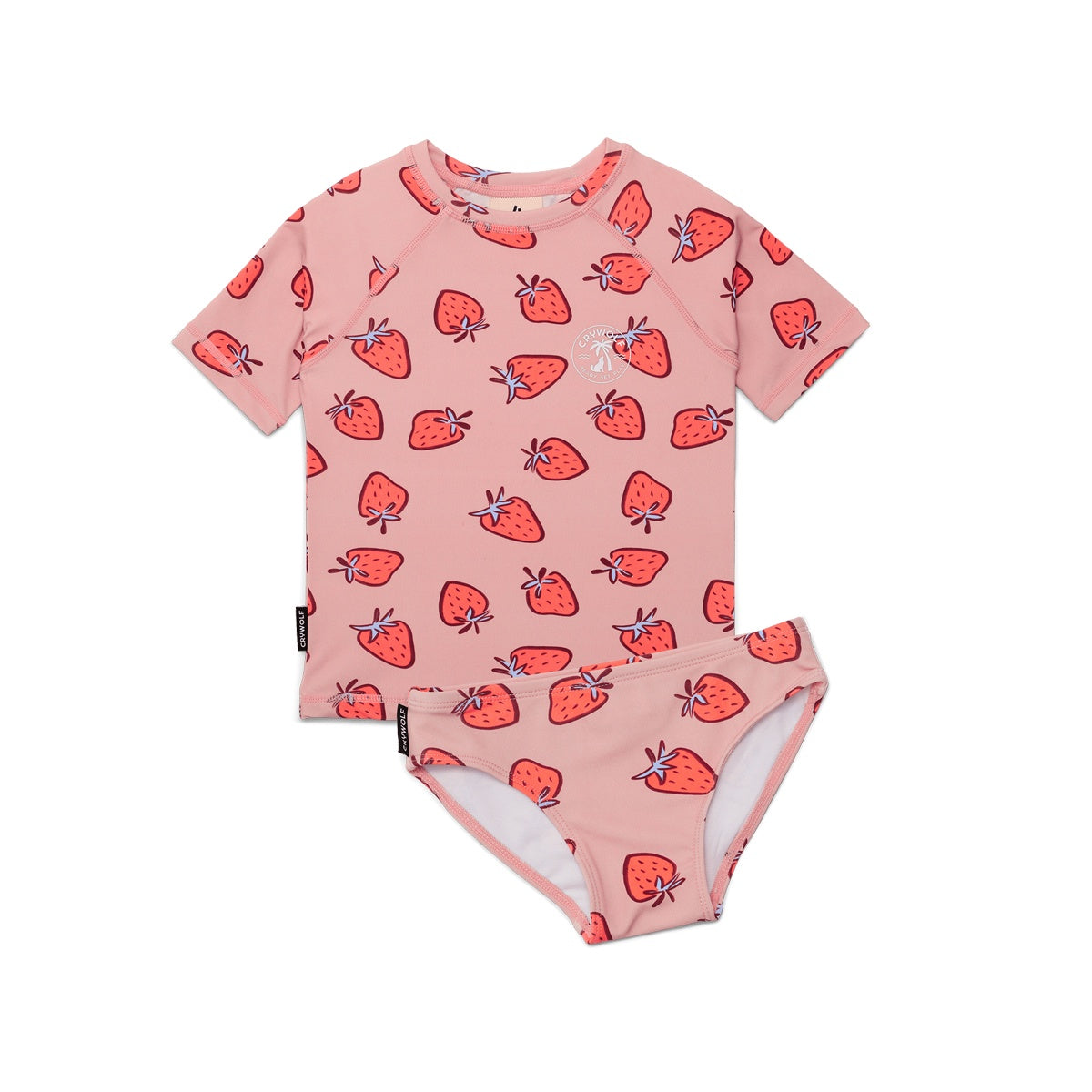Crywolf - Short Sleeve Rash Set - Strawberry Splash