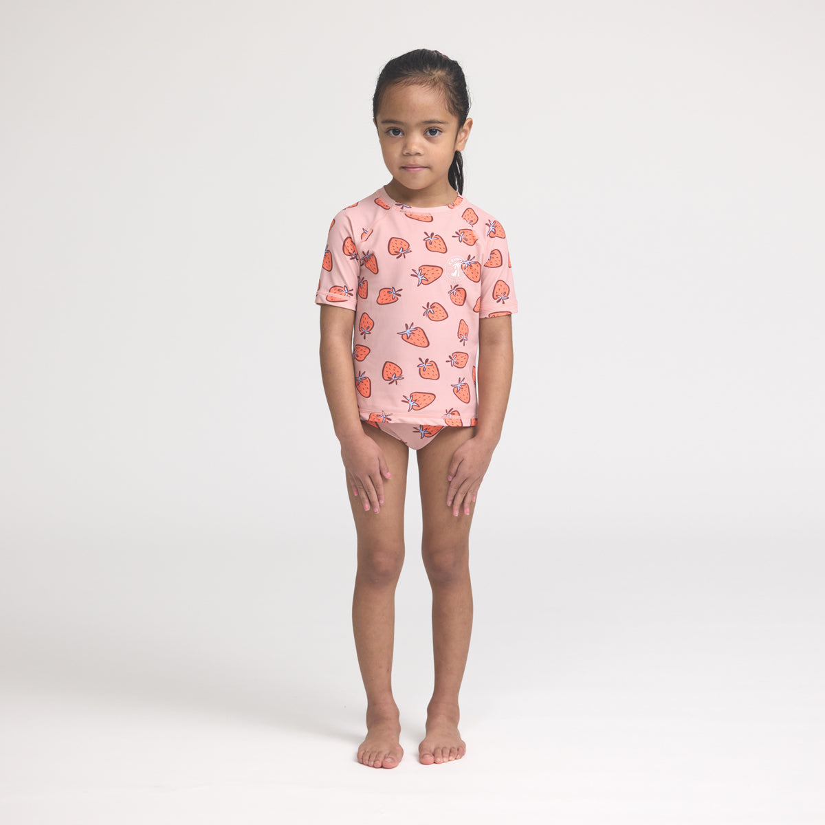 Crywolf - Short Sleeve Rash Set - Strawberry Splash