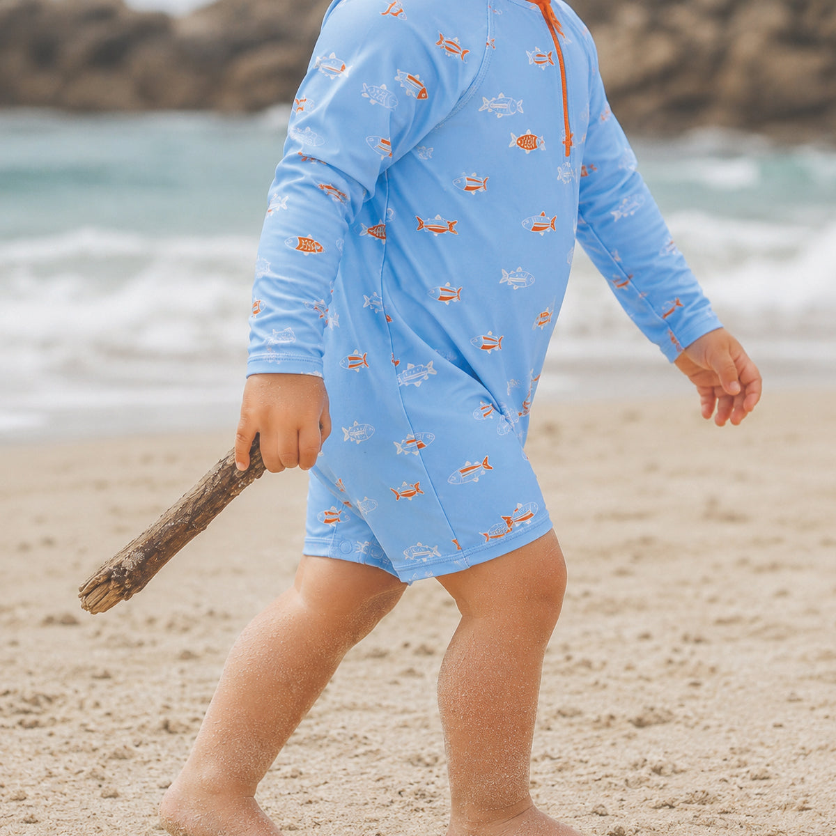 Crywolf - Baby Rash Suit - Fish School