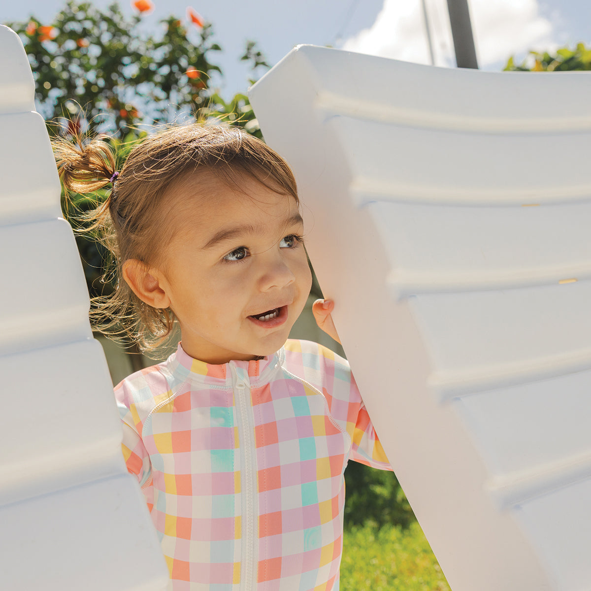Crywolf - Baby Rash Suit - Pop Gingham