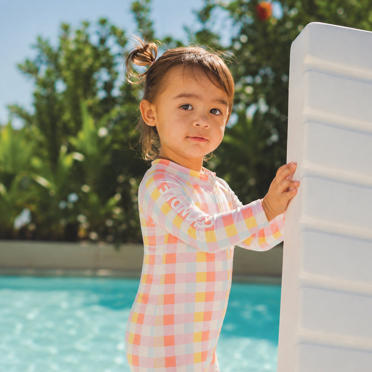 Crywolf - Baby Rash Suit - Pop Gingham