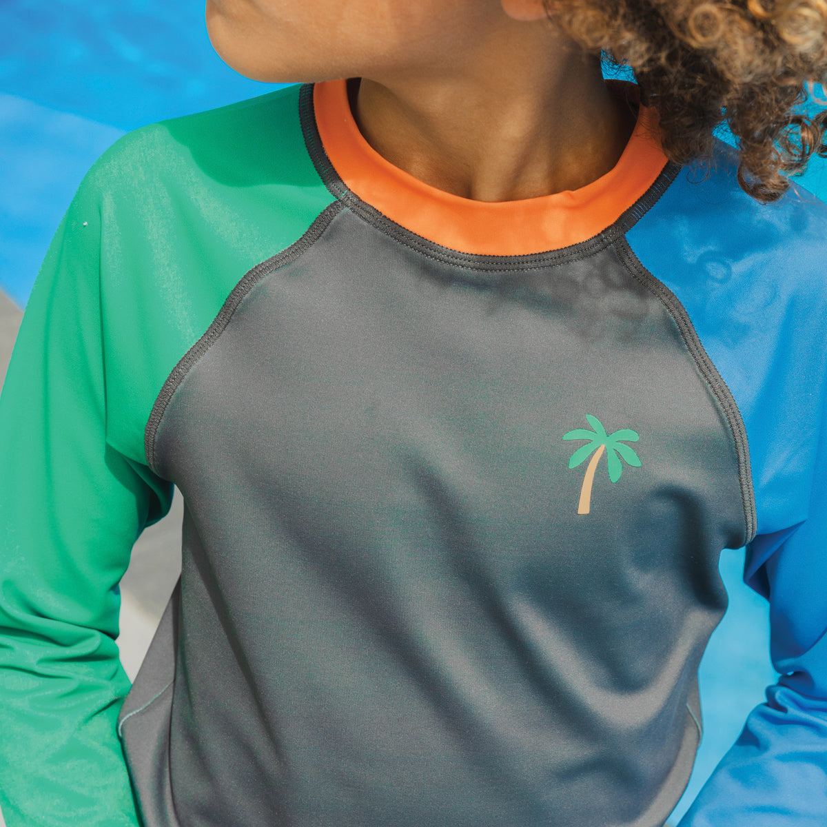 Crywolf - Long Sleeve Rash Vest - Seaside Colour Block