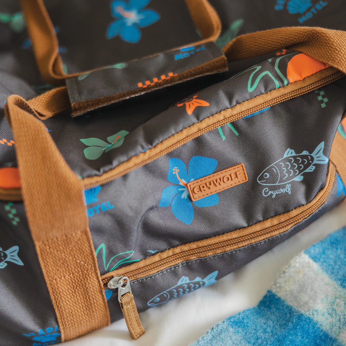 Crywolf - Packable Duffel Bag - Seaside Motel