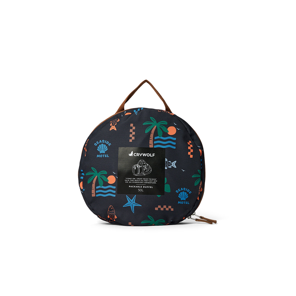 Crywolf - Packable Duffel Bag - Seaside Motel