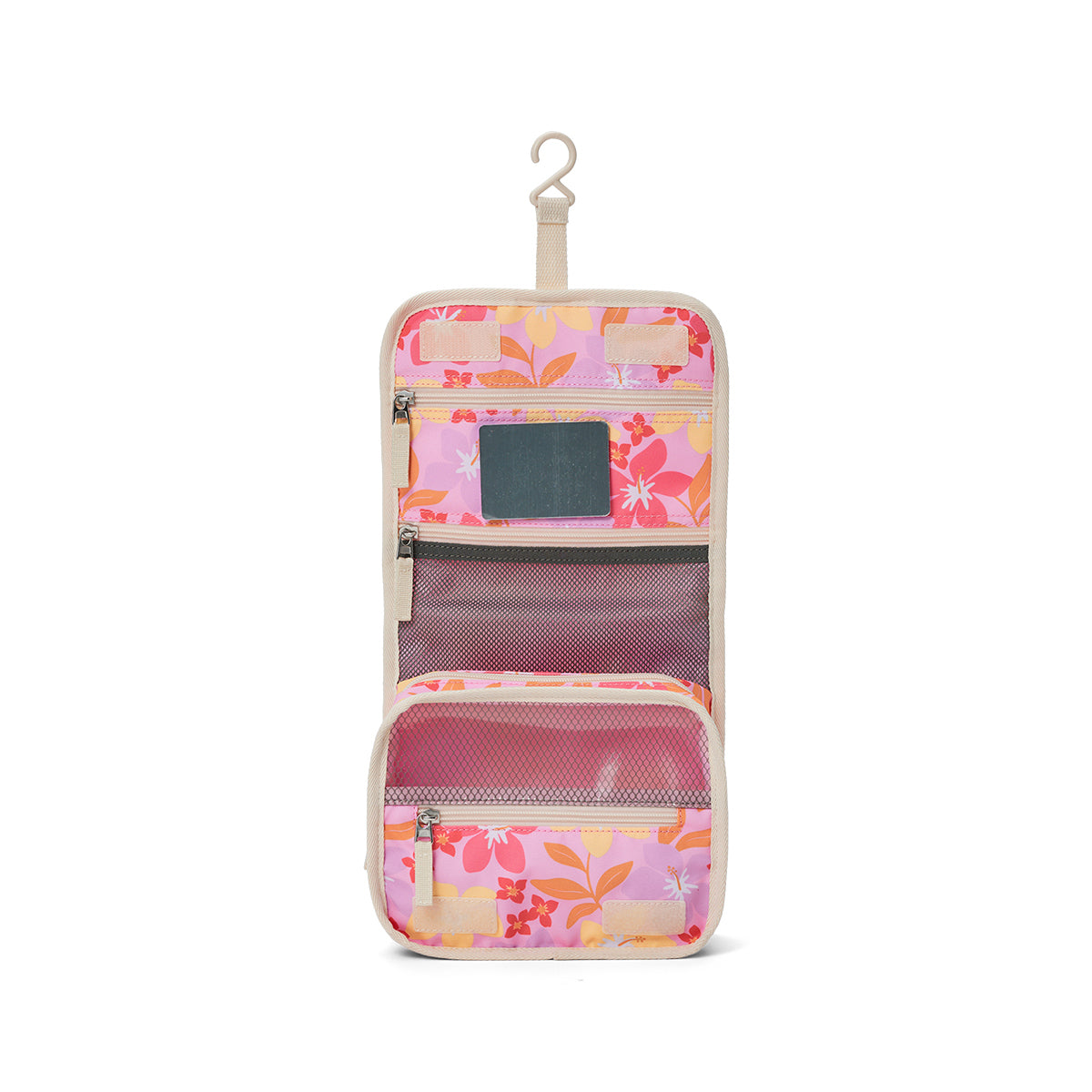 Crywolf - Hanging Toiletry Bag - Hibiscus Daze