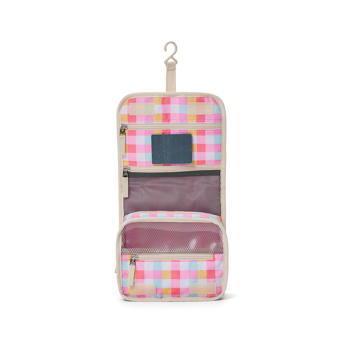 Crywolf - Hanging Toiletry Bag - Pop Gingham