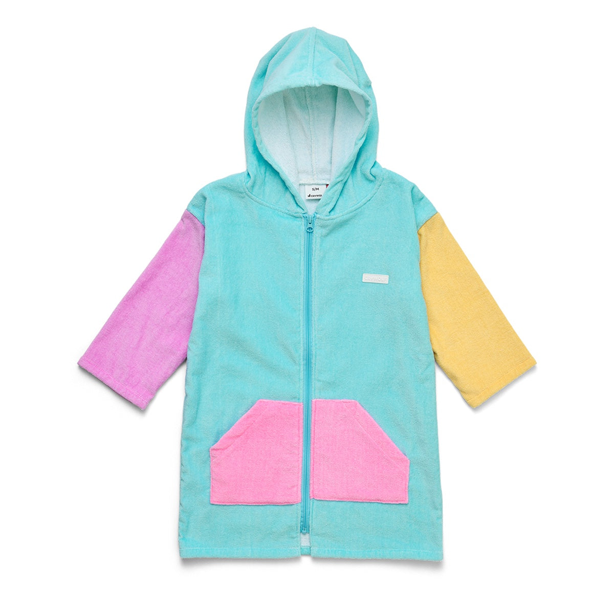 Crywolf - Zip-Up Towel - Poolside Colourblock