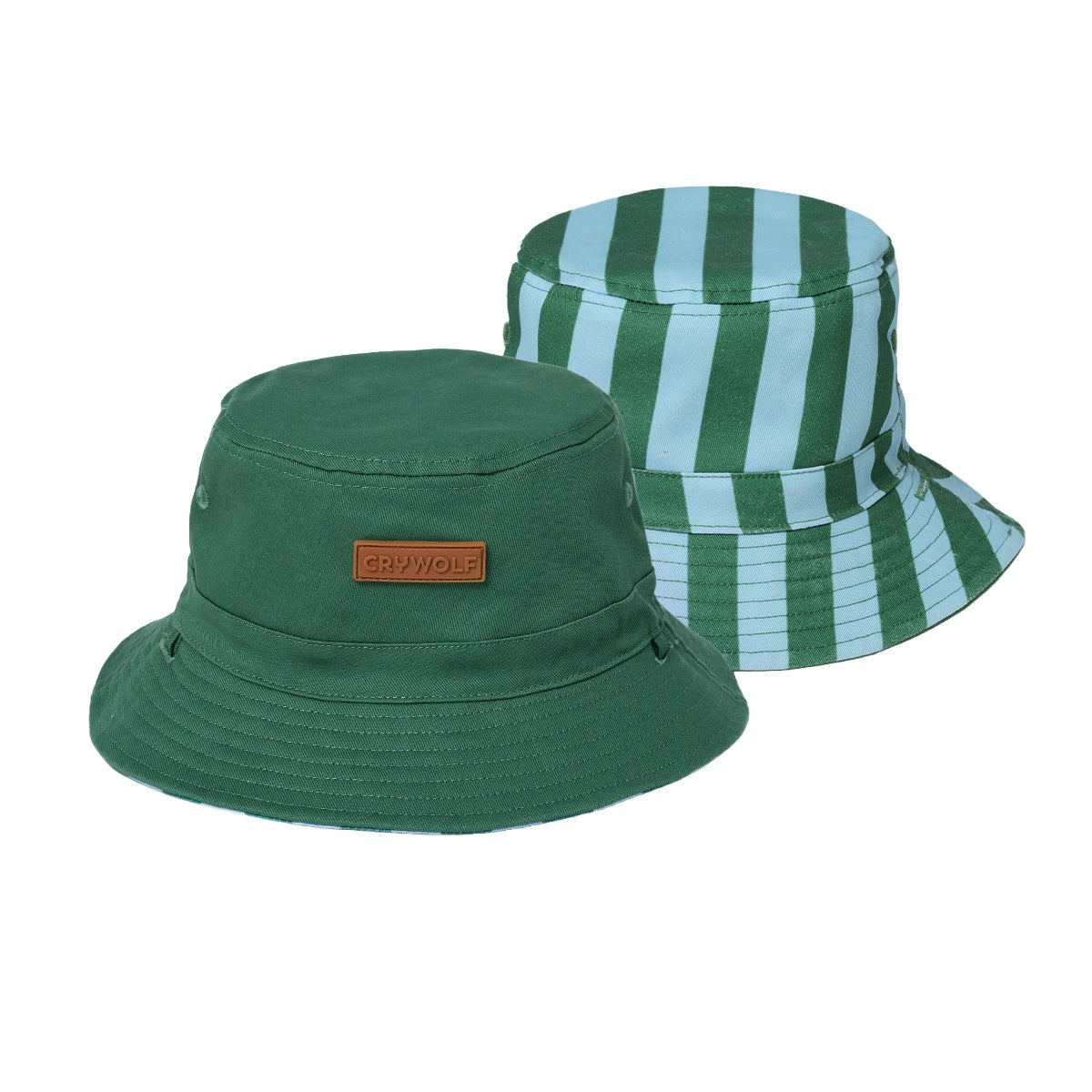 Crywolf - Reversible Bucket Hat - Deck Stripe