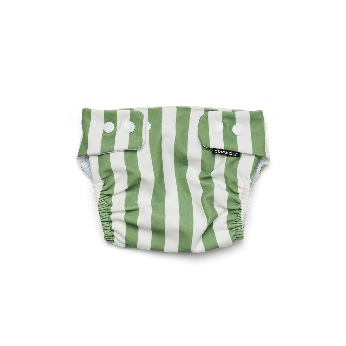 Crywolf - Reusable Swim Nappy - Coastal Green Stripe