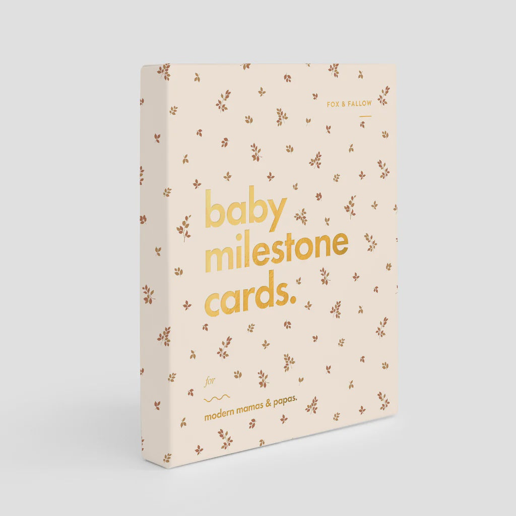 Fox & Fallow - Baby Milestone Cards - Broderie