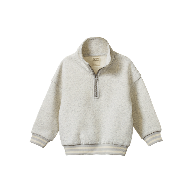 Nature Baby - Camper Sweatshirt - Light Grey Marl