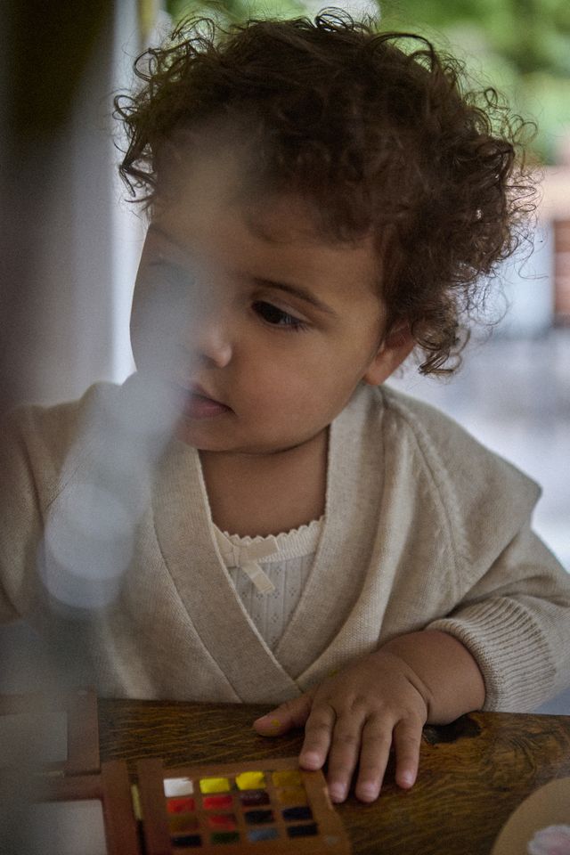 Nature Baby - Cecil Cardigan - Oatmeal Marl