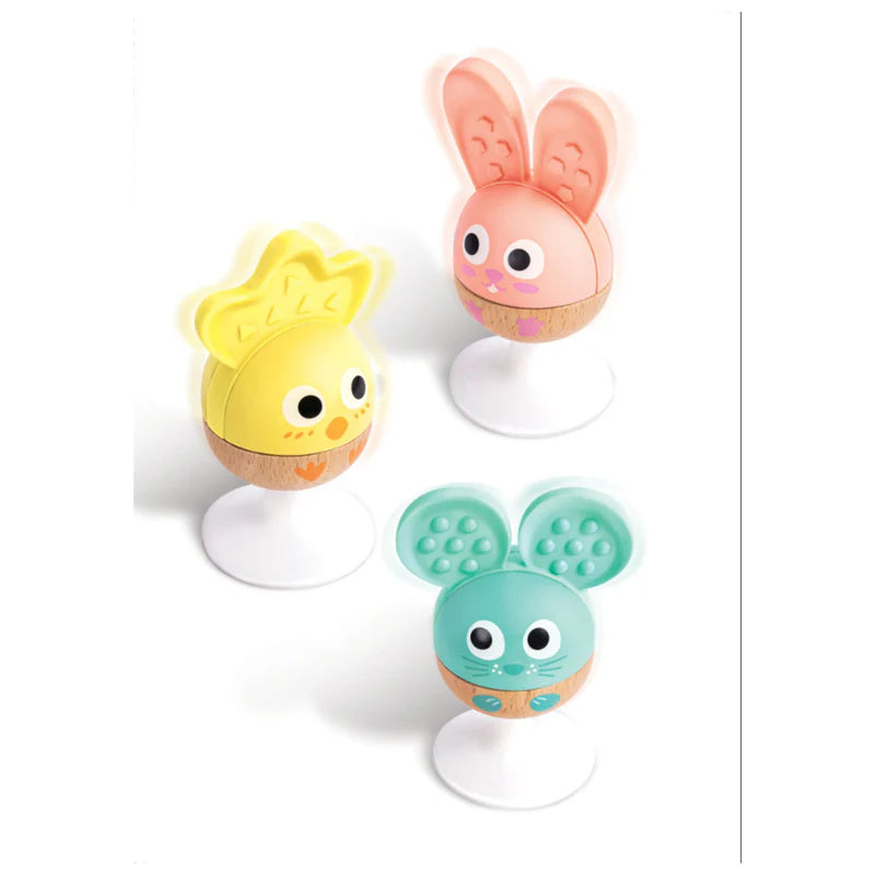 Hape - Cheery Critter Rattle Trio