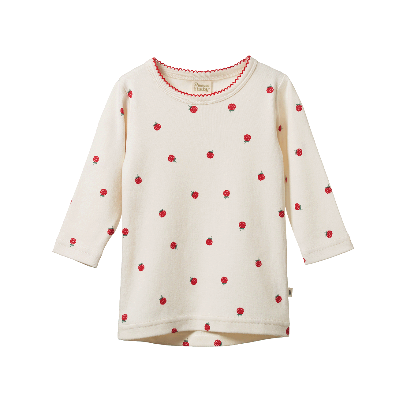 Nature Baby - Long Sleeve Cloud Tee - Raspberry