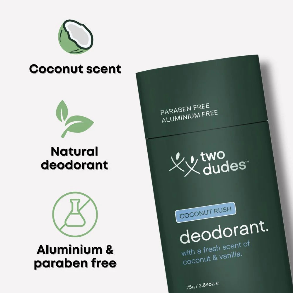 Two Dudes - Mens Natural Deodorant