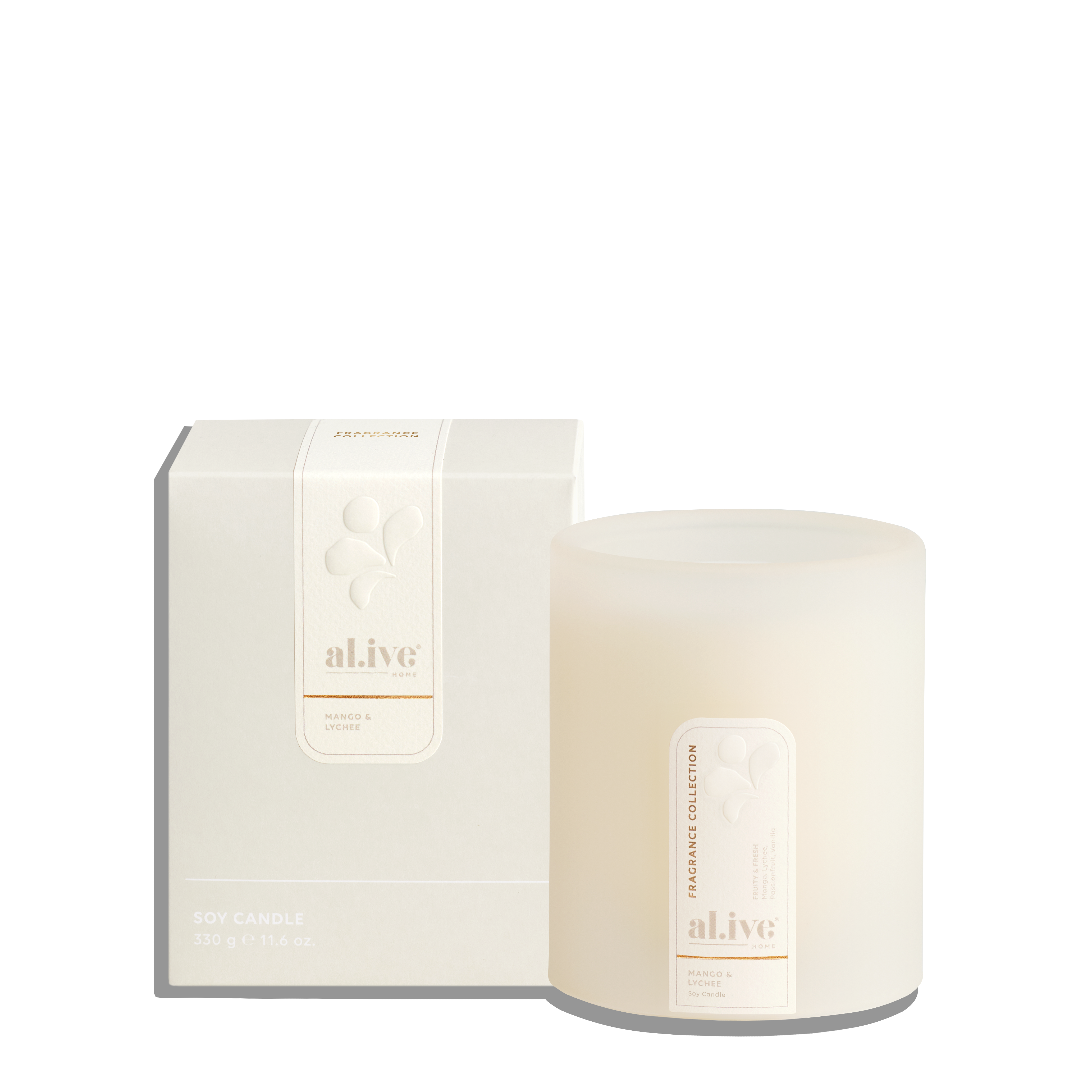 Al.ive - Soy Candle - Mango + Lychee