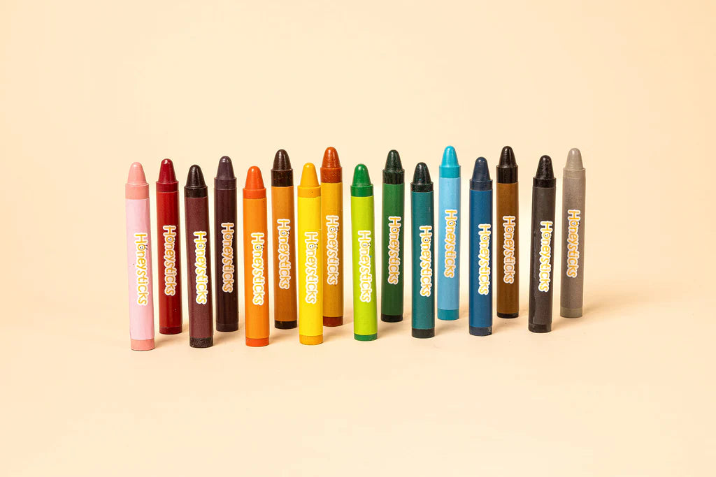 Honeysticks - Jumbo Crayon 16 Pack