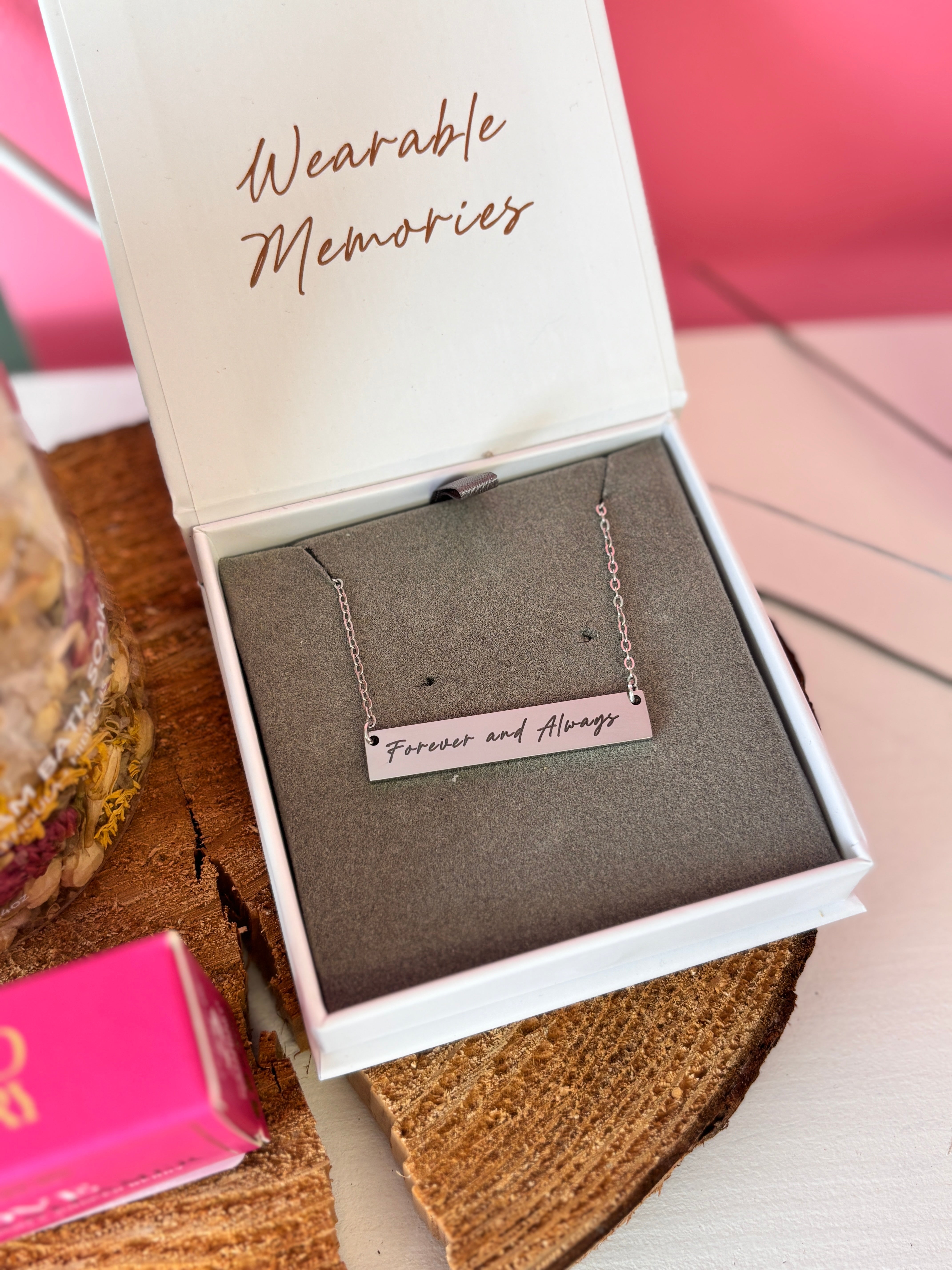 Forever and Always Necklace - Silver