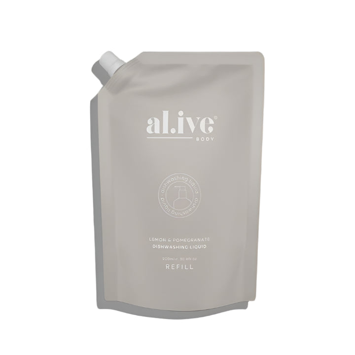 Al.ive - Dishwashing Liquid Refill - Lemon + Pomegranate