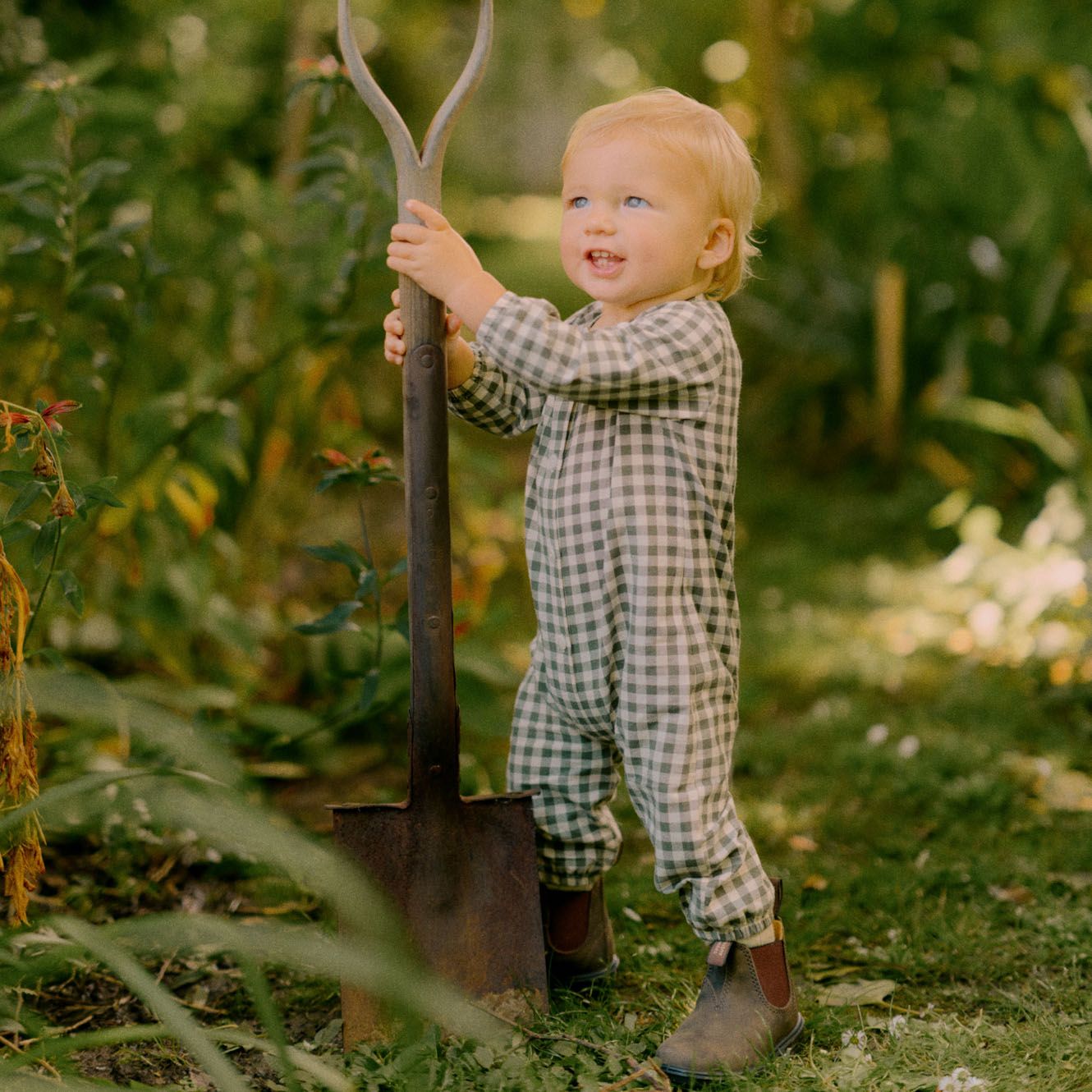 Nature Baby - Darcy Suit - Thyme Check