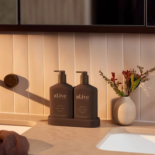 Al.ive - Transformative Wash + Lotion Duo - Vanilla Cream + Tonka Bean