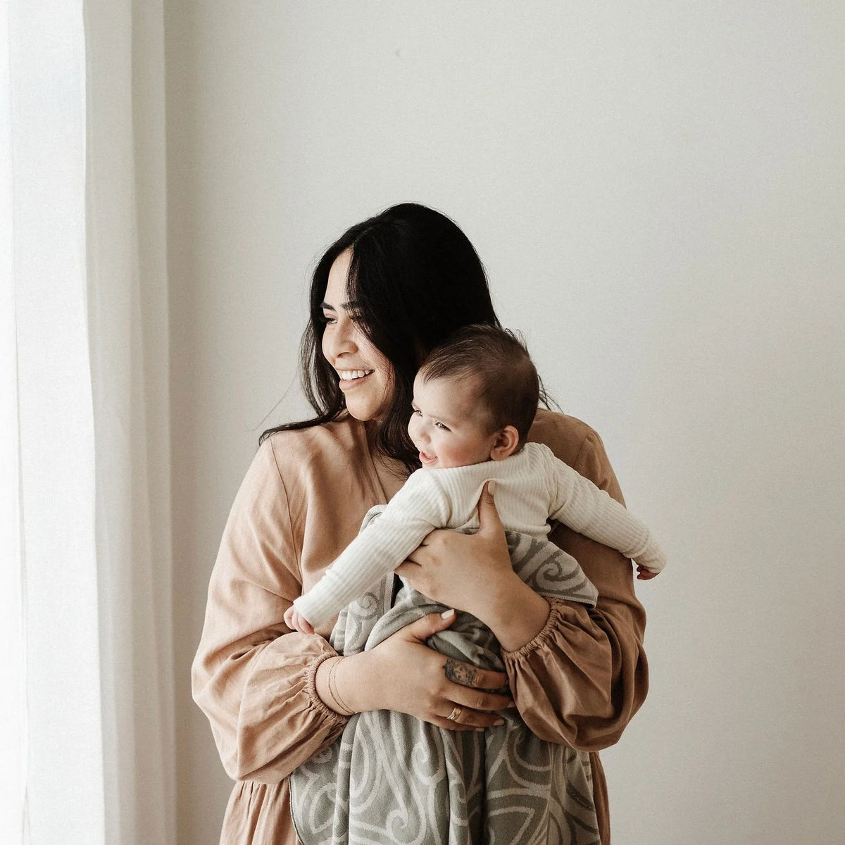 BO & KO - Mohimohi Woven Pēpi Blanket - Huruwhenua