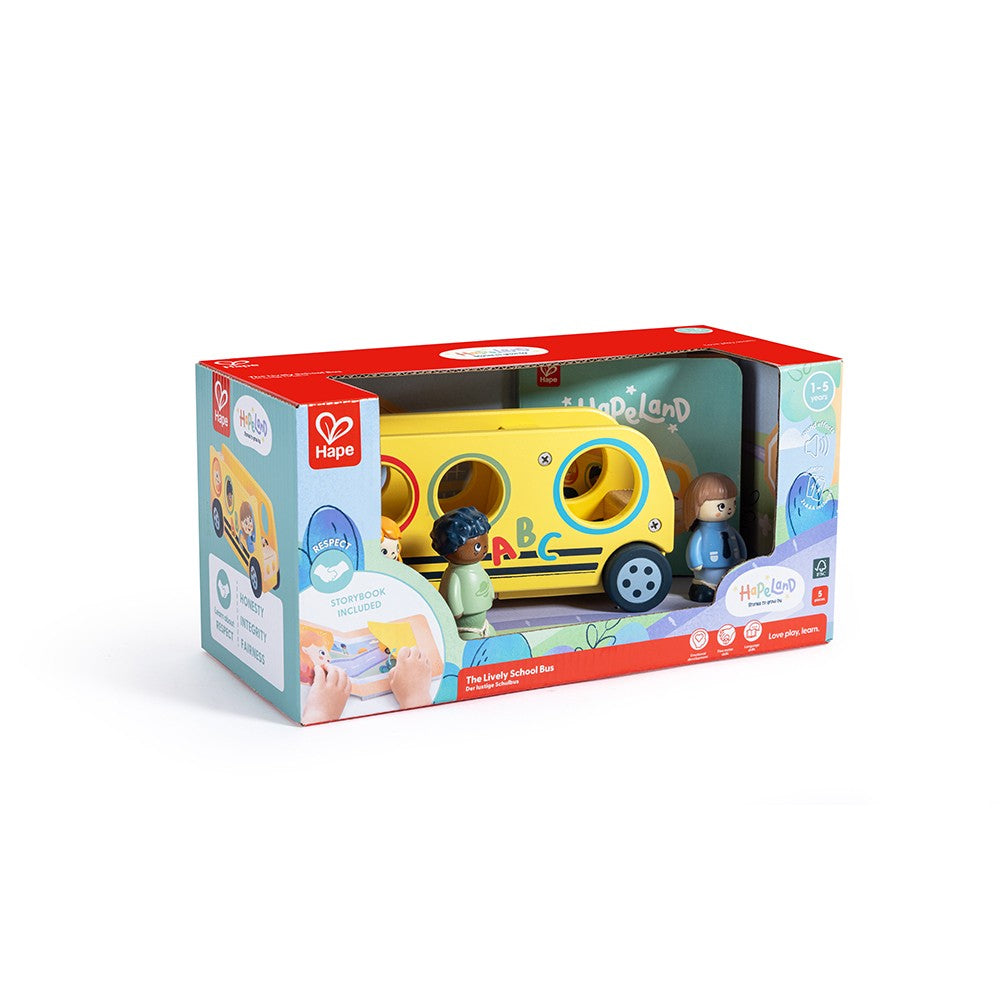 Hape Land - The Lively School Bus