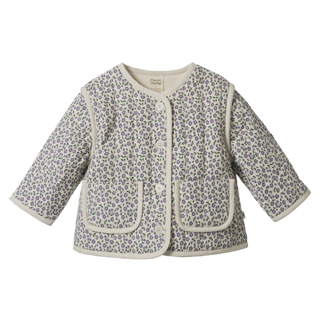 Nature Baby - Edith Quilted Jacket - Briarwood Heron