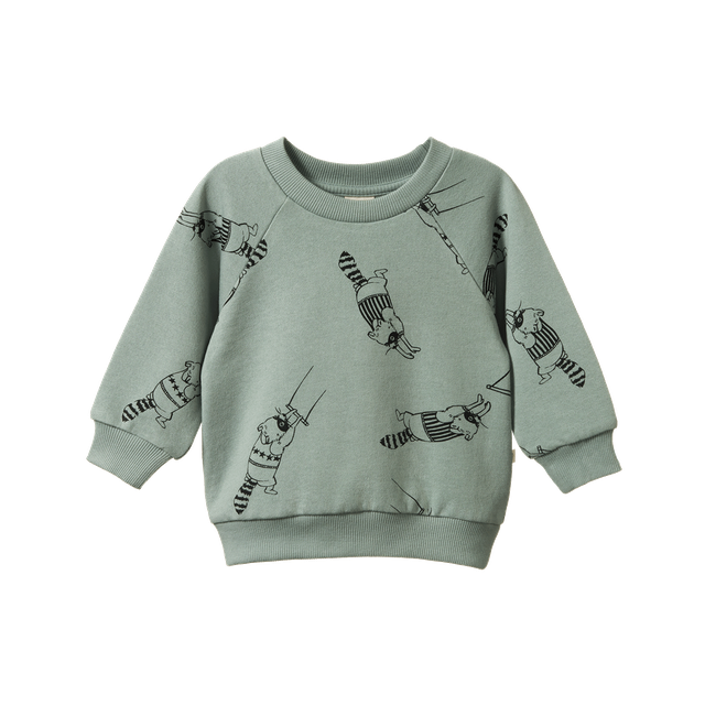 Nature Baby - Emerson Sweater - Raccoon Rhapsody